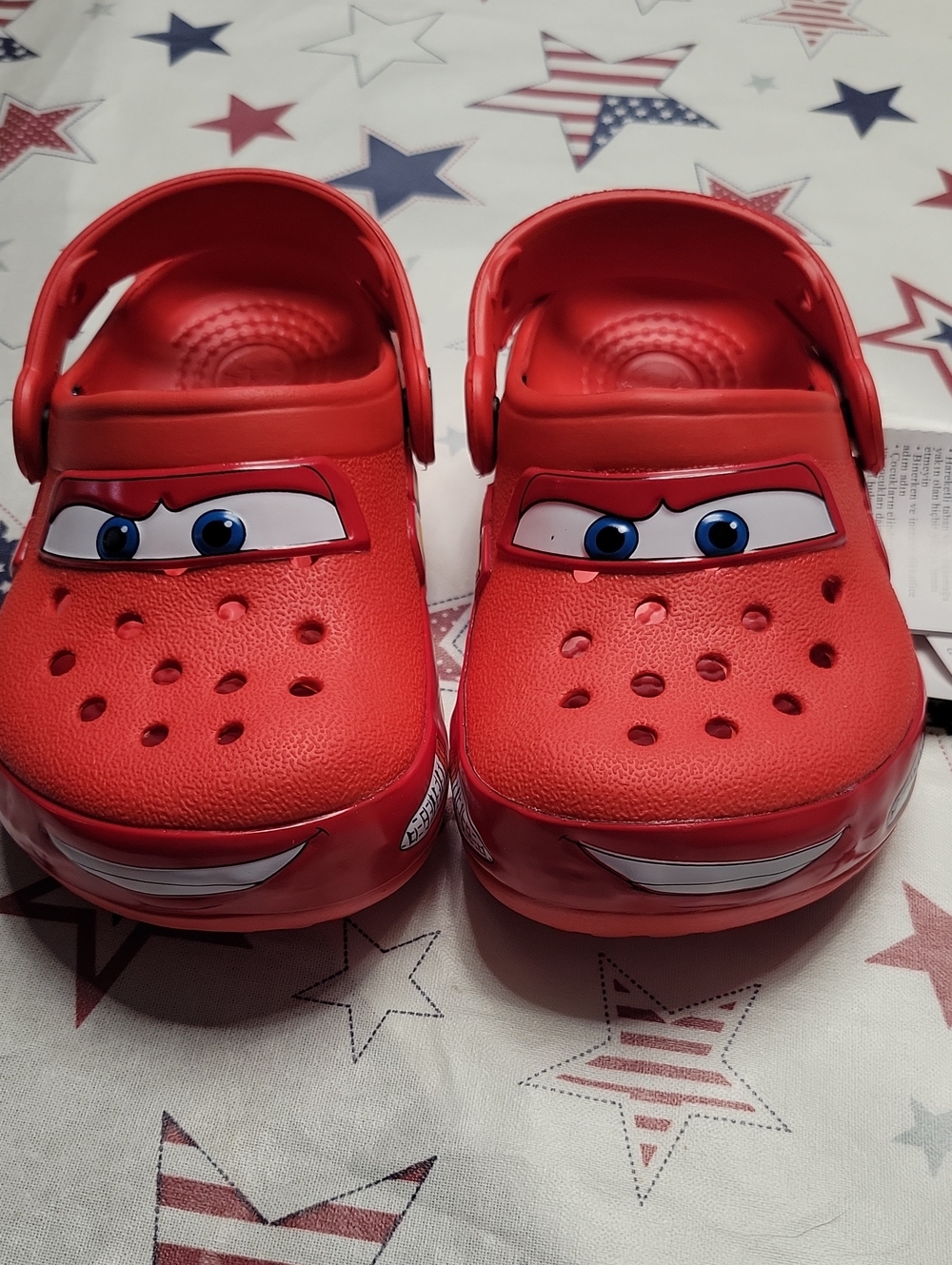 CROCS Red Kids Lightning McQueen